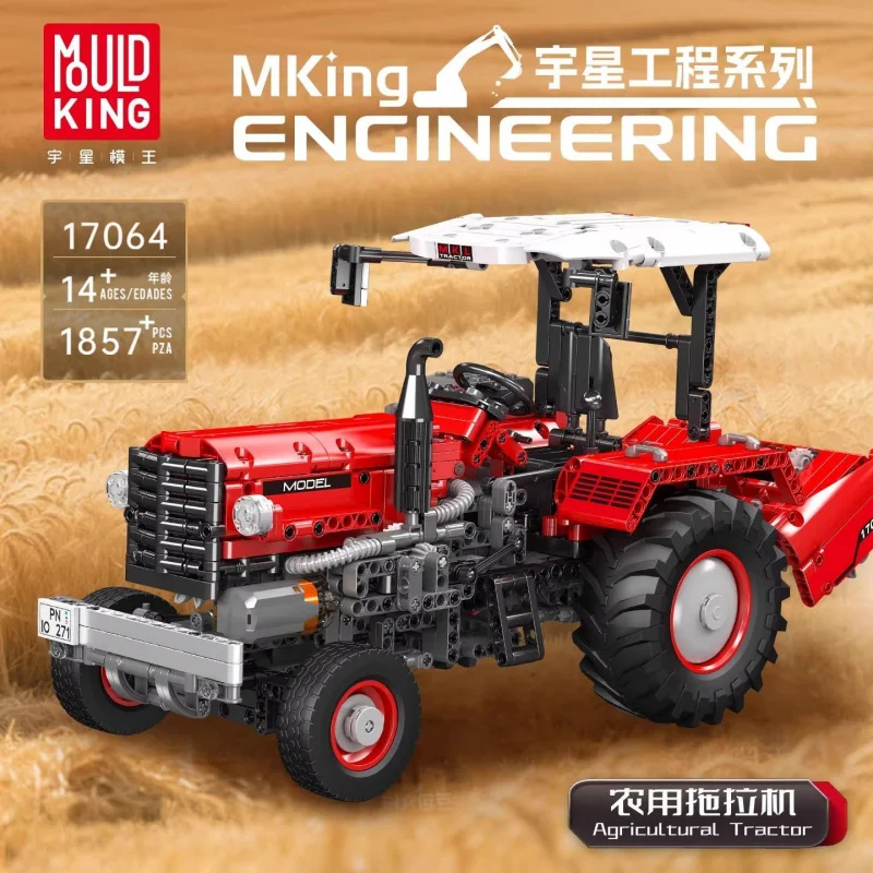 Mould King 17064 Engineering Series Agricultural Tractor Building Blocks Assembly Summer Vacation Boys Toy Birthday Gift
Mould King 17064 Engineering Series Agricultural Tractor Building Blocks Assembly Summer Vacation Boys Toy Birthday Gift
