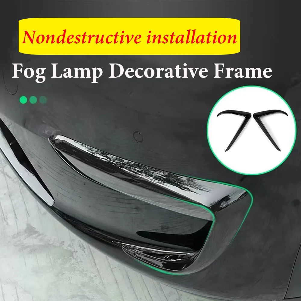 Wind Knife For Tesla Model 3 Y Front Fog Lamp Decorative Frame Light Trim Eyebrow Protection Cover Carbon Fiber Accessories
Wind Knife For Tesla Model 3 Y Front Fog Lamp Decorative Frame Light Trim Eyebrow Protection Cover Carbon Fiber Accessories