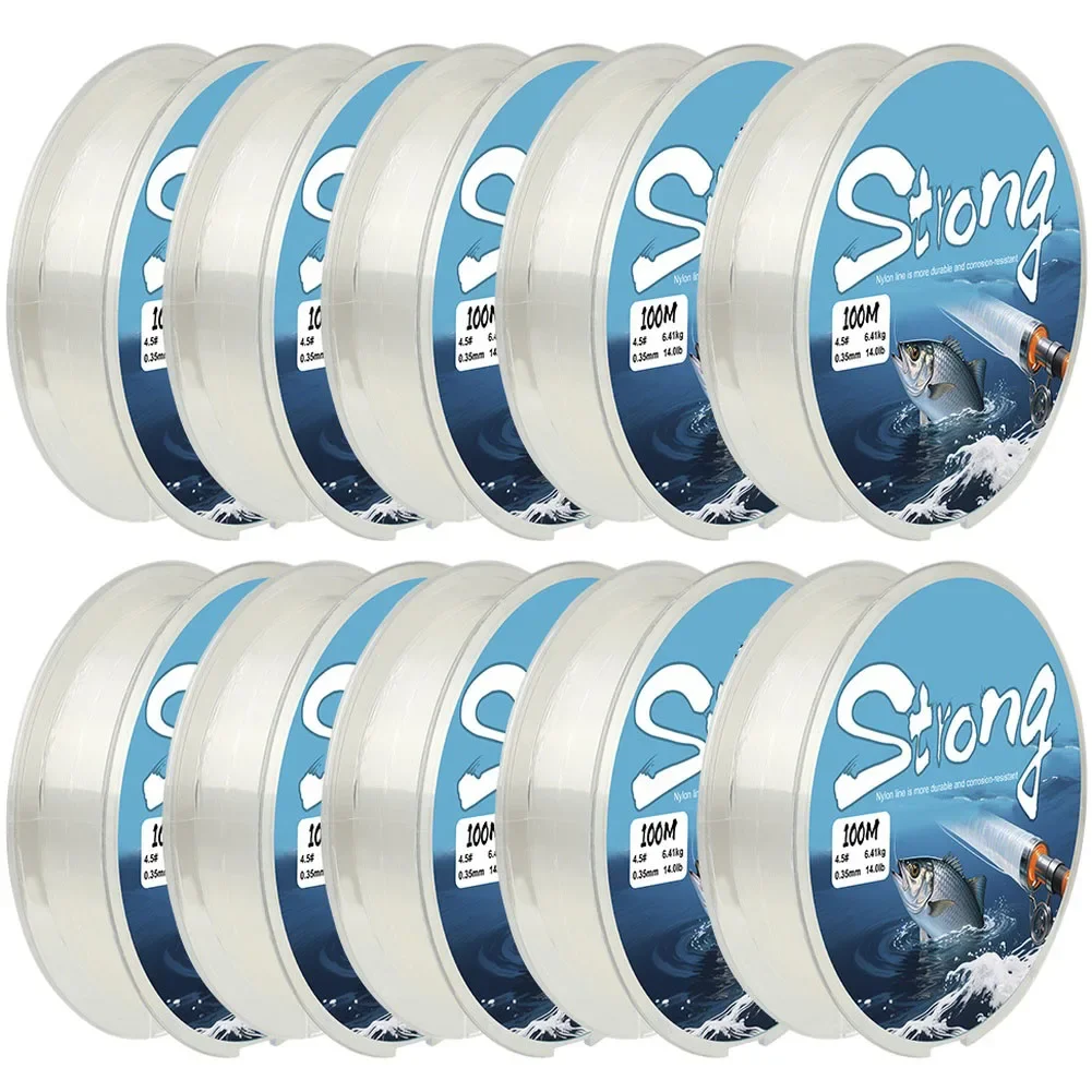 New 4-10LB 0.14-0.5mm Nylon Fishing Line Invisible String Abrasion Resistant Max Drag 4-10LB Fishing Tackle High Strength Smooth
New 4-10LB 0.14-0.5mm Nylon Fishing Line Invisible String Abrasion Resistant Max Drag 4-10LB Fishing Tackle High Strength Smooth