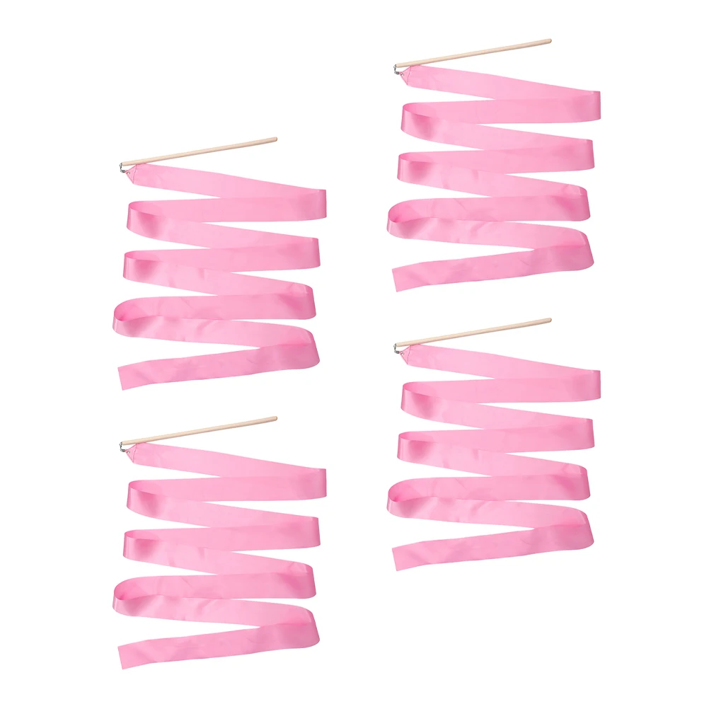 4 Pcs Durable Material Kids Dancing Ribbon Kids Dancing Streamer Dance Streamer Performance Wooden Handle Rhythmic
4 Pcs Durable Material Kids Dancing Ribbon Kids Dancing Streamer Dance Streamer Performance Wooden Handle Rhythmic