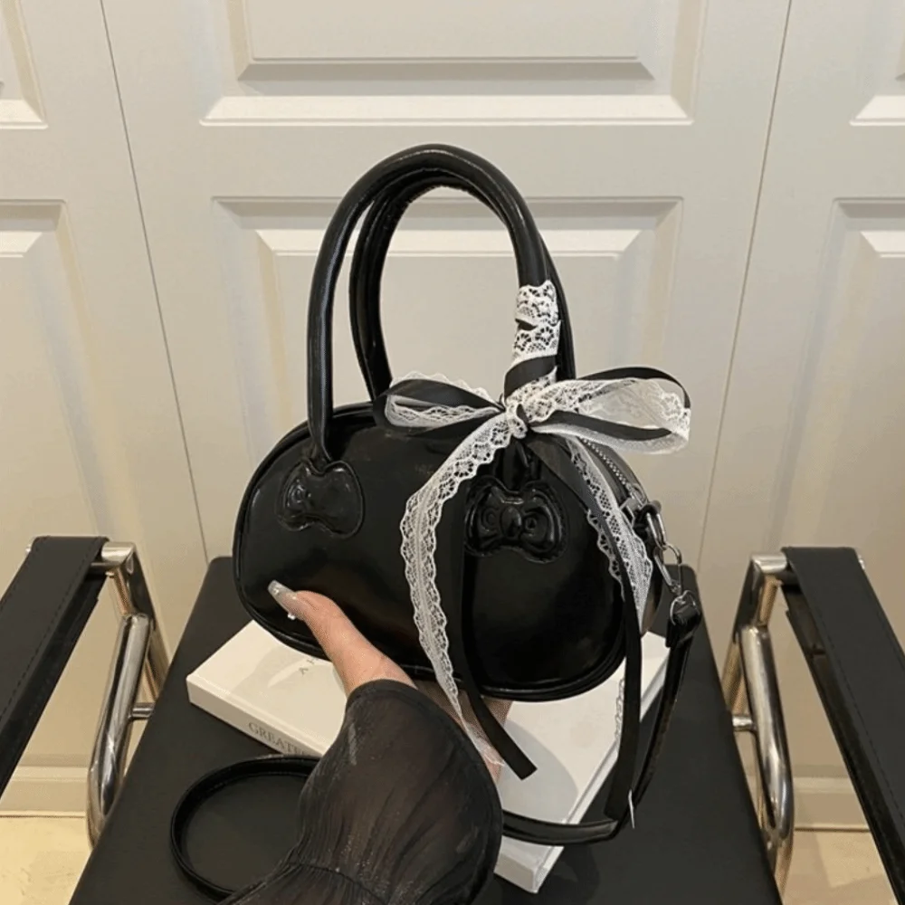 Niche Korean Bow Crossbody Bag Pu Leather Leisure Lace Ribbons Boston Bag Sweet Y2k Commute Handbag Ladies
Niche Korean Bow Crossbody Bag Pu Leather Leisure Lace Ribbons Boston Bag Sweet Y2k Commute Handbag Ladies