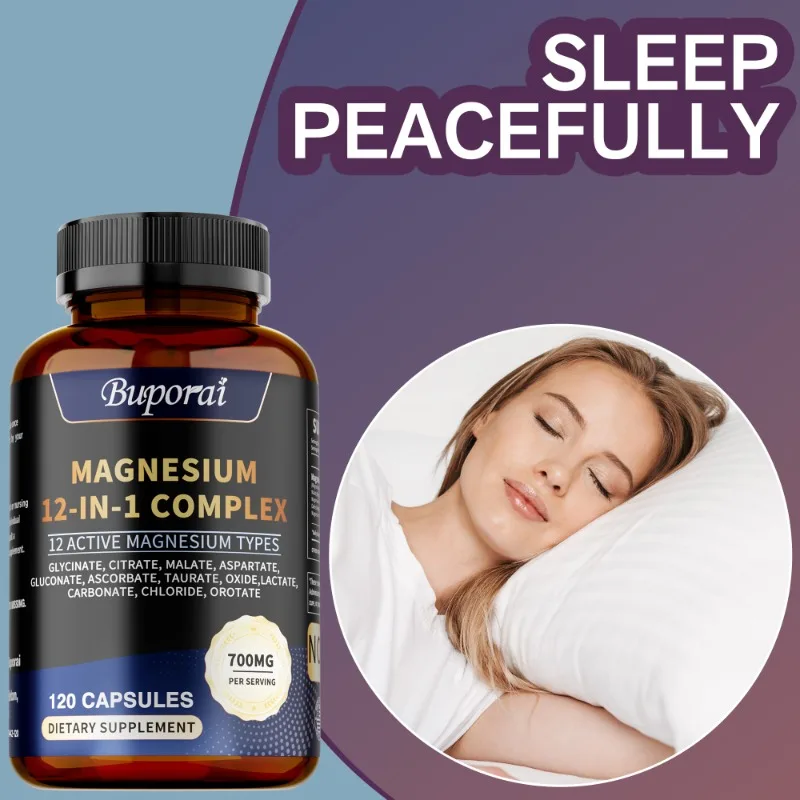 Magnesium Complex -Relieve Stress, Promote Muscle and Nerve Health, Maintain A Good Mood, and Maintain Brain, Bone, Joint Health
Magnesium Complex -Relieve Stress, Promote Muscle and Nerve Health, Maintain A Good Mood, and Maintain Brain, Bone, Joint Health