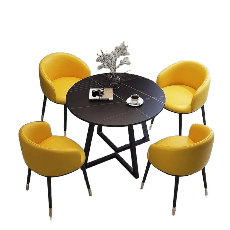 Slate dining table modern simple light luxury negotiation reception table and chair combination sales office
Slate dining table modern simple light luxury negotiation reception table and chair combination sales office