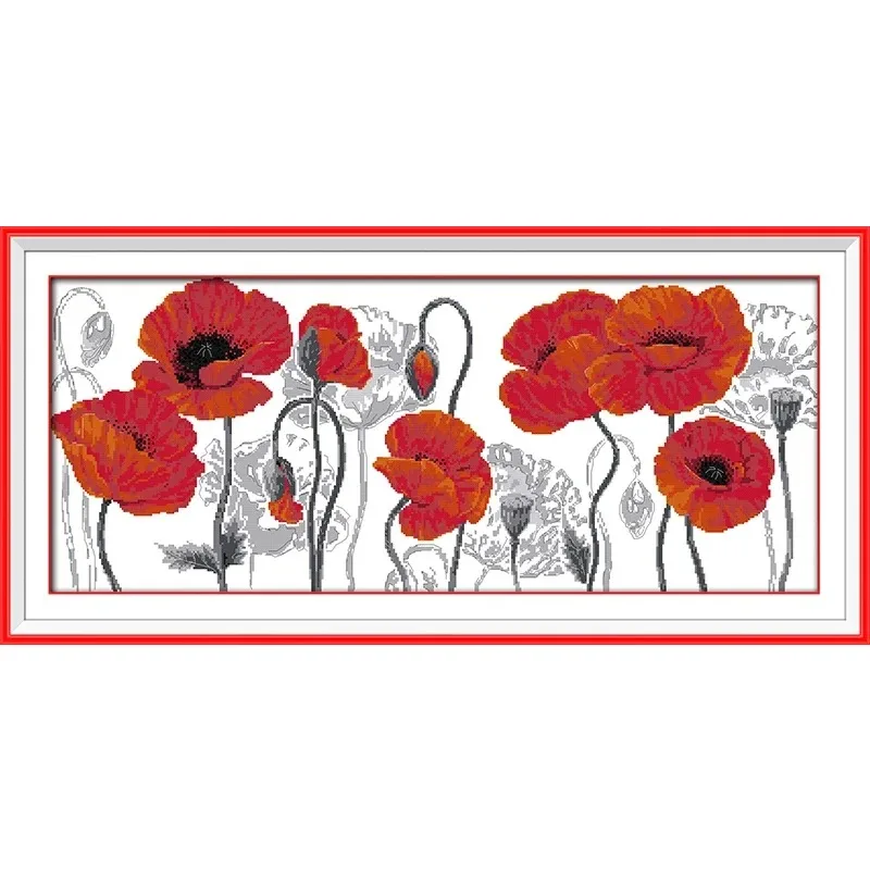Joy Sunday New Printed Cross Stitch Kit Easy Pattern Aida Stamped Fabric Embroidery Set-Beautiful Flower
Joy Sunday New Printed Cross Stitch Kit Easy Pattern Aida Stamped Fabric Embroidery Set-Beautiful Flower
