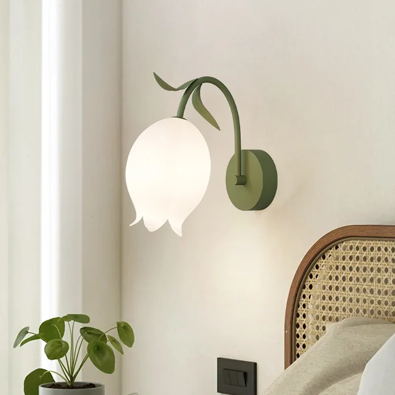 Cream Bellflower Lights Modern Simple Nordic Living Room TV Background Wall Master Bedroom Headboard LED Wall Lamp
Cream Bellflower Lights Modern Simple Nordic Living Room TV Background Wall Master Bedroom Headboard LED Wall Lamp