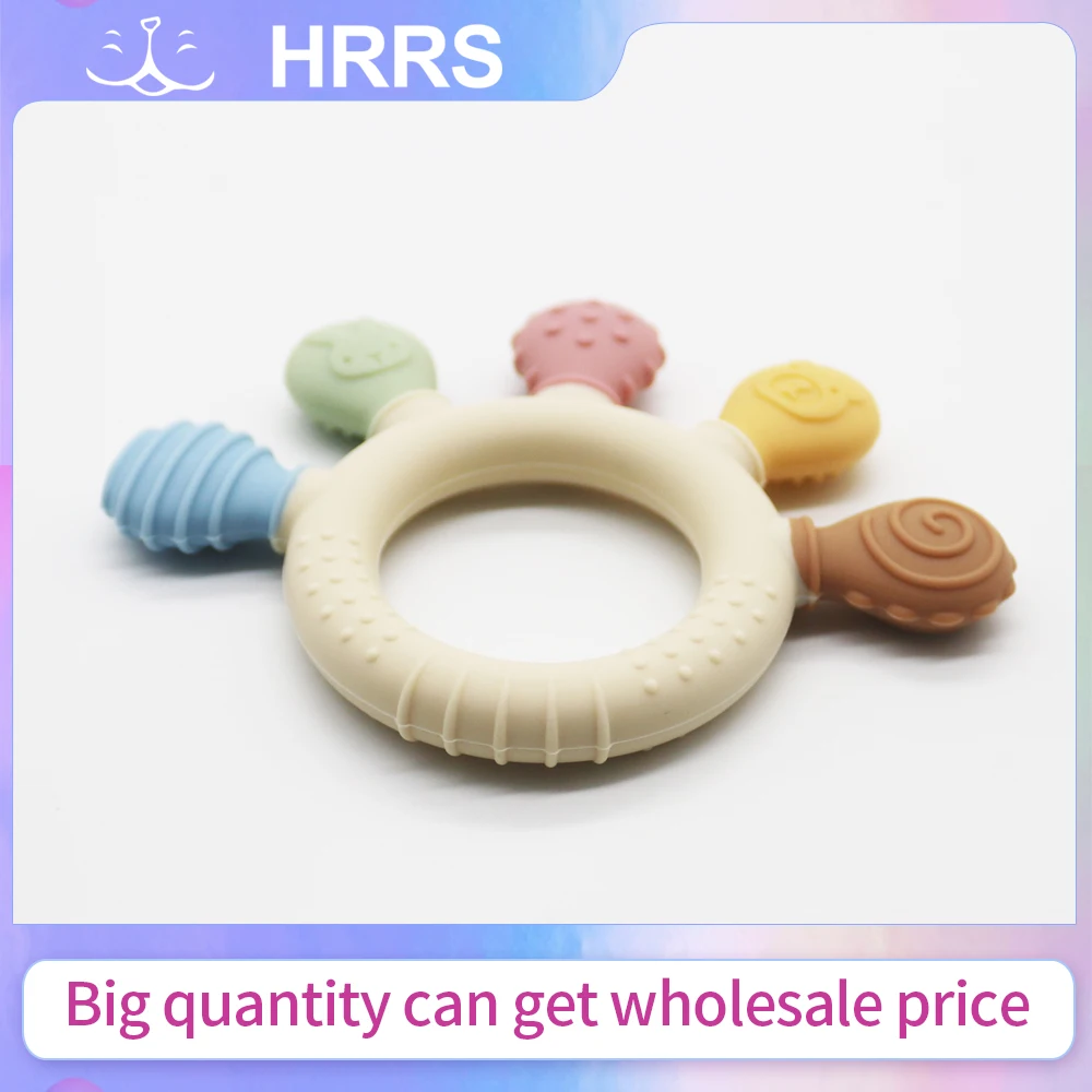 1pc Silicone Teether Toy Child Teething Ring BPA Free for Child Gifts
1pc Silicone Teether Toy Child Teething Ring BPA Free for Child Gifts
