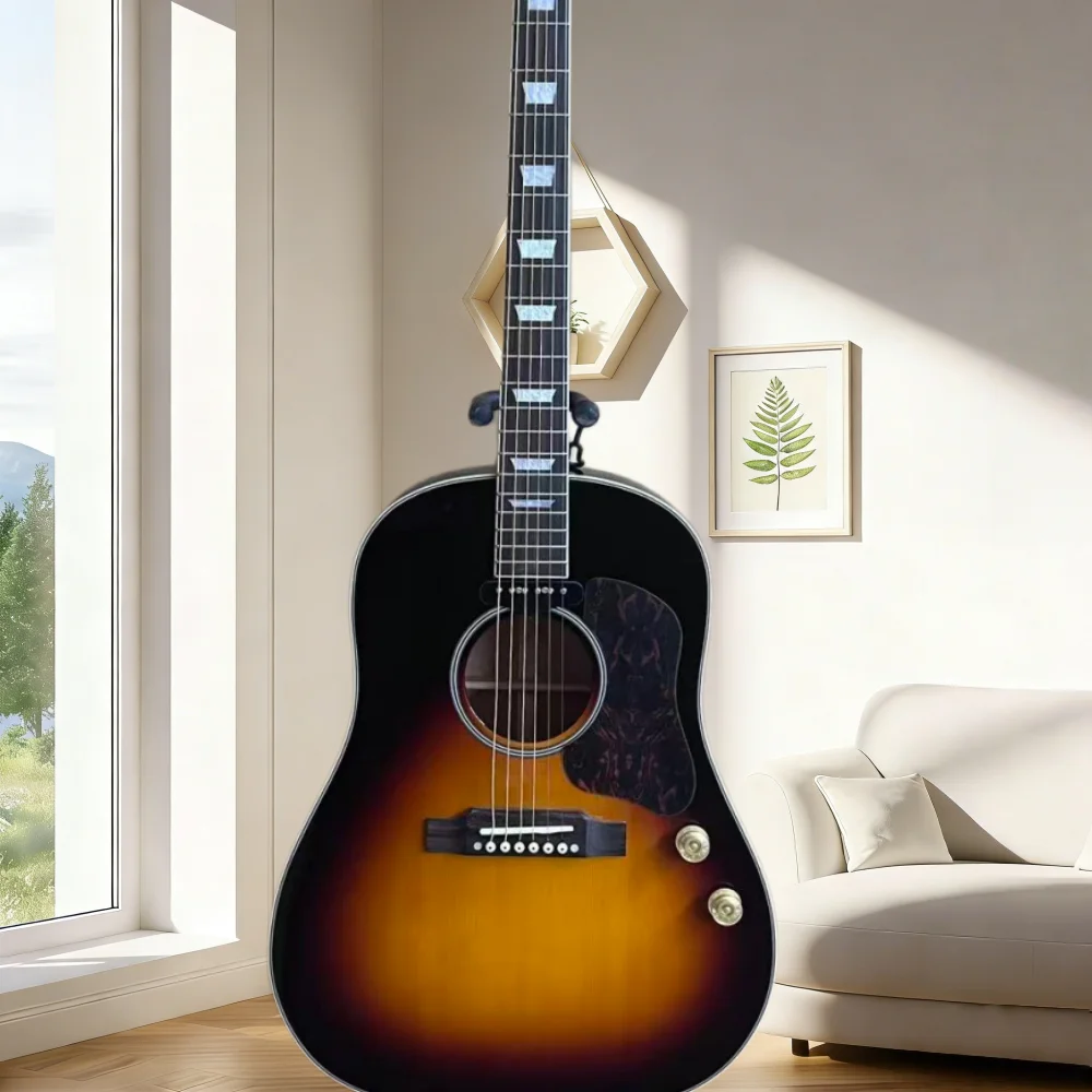 43-дюймовая акустическая гитара Sunset JSeries160 EQ, простой дизайн, гриф из палисандра, корпус из сосны Asperata, цельный верх, чистый звучание, бесплатная доставка
43-дюймовая акустическая гитара Sunset JSeries160 EQ, простой дизайн, гриф из палисандра, корпус из сосны Asperata, цельный верх, чистый звучание, бесплатная доставка