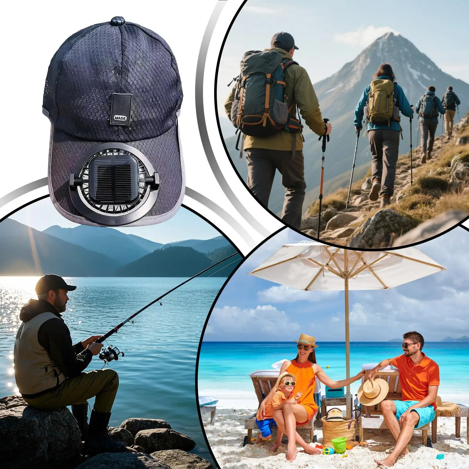 Sun Hats For Women With Solar Fan Headwear Sun Hat With Rechargeable Fan For Women Men Daily Beach Travel Running Camping Sports
Sun Hats For Women With Solar Fan Headwear Sun Hat With Rechargeable Fan For Women Men Daily Beach Travel Running Camping Sports