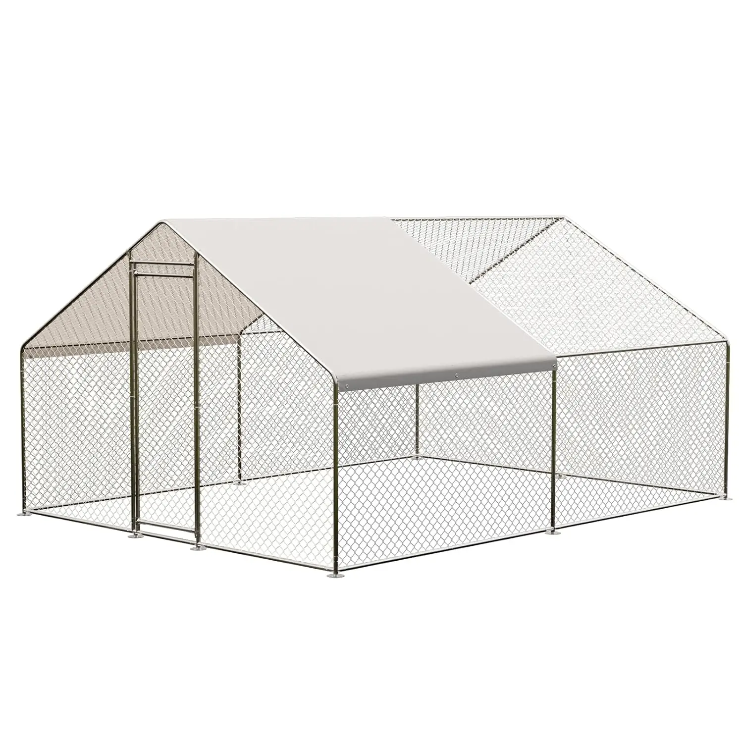 Metal Chicken Coop Walk-in Cage Pen UV Cover Outdoor Farm 9.8x13.1x6.6ft, Customized
Metal Chicken Coop Walk-in Cage Pen UV Cover Outdoor Farm 9.8x13.1x6.6ft, Customized