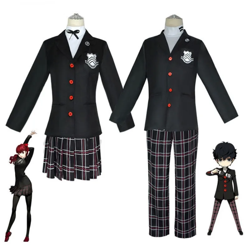 Kasumi Yoshizawa Cosplay Costume Game Persona 5 Amamiya Ren School Uniform Women Coat Skirt Men Pants Suit Halloween Role Play
Kasumi Yoshizawa Cosplay Costume Game Persona 5 Amamiya Ren School Uniform Women Coat Skirt Men Pants Suit Halloween Role Play