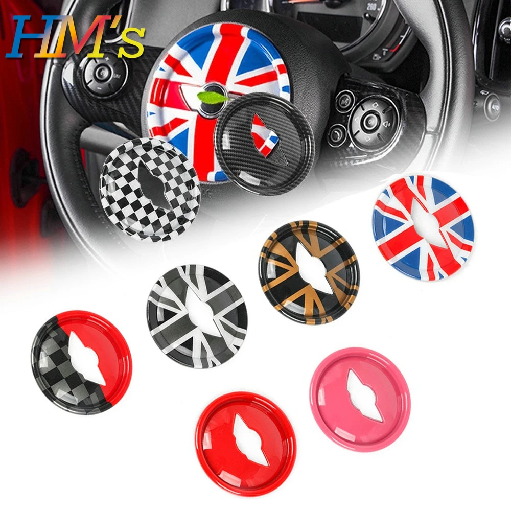 Car Steering Wheel Center Housing Sticker Decal Cover Compaitible With Cooper R55 R56 R57 R58 R59 R60 R61 Clubman Countryman