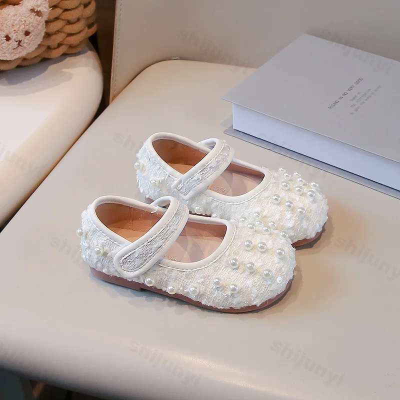 Girls Flats Princess Shoes Round Toes Soft Sole 2025 New Kids Dance Shoes Lace Trendy Non-slip Toddler Girls Pu Leather Shoes
Girls Flats Princess Shoes Round Toes Soft Sole 2025 New Kids Dance Shoes Lace Trendy Non-slip Toddler Girls Pu Leather Shoes