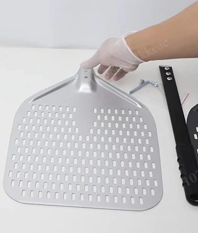 2026 18 Inch - 20 Inch square Perforated Aluminum Shovel Super Large Pizza Turning Peel With Detachable Long Handle
2026 18 Inch - 20 Inch square Perforated Aluminum Shovel Super Large Pizza Turning Peel With Detachable Long Handle