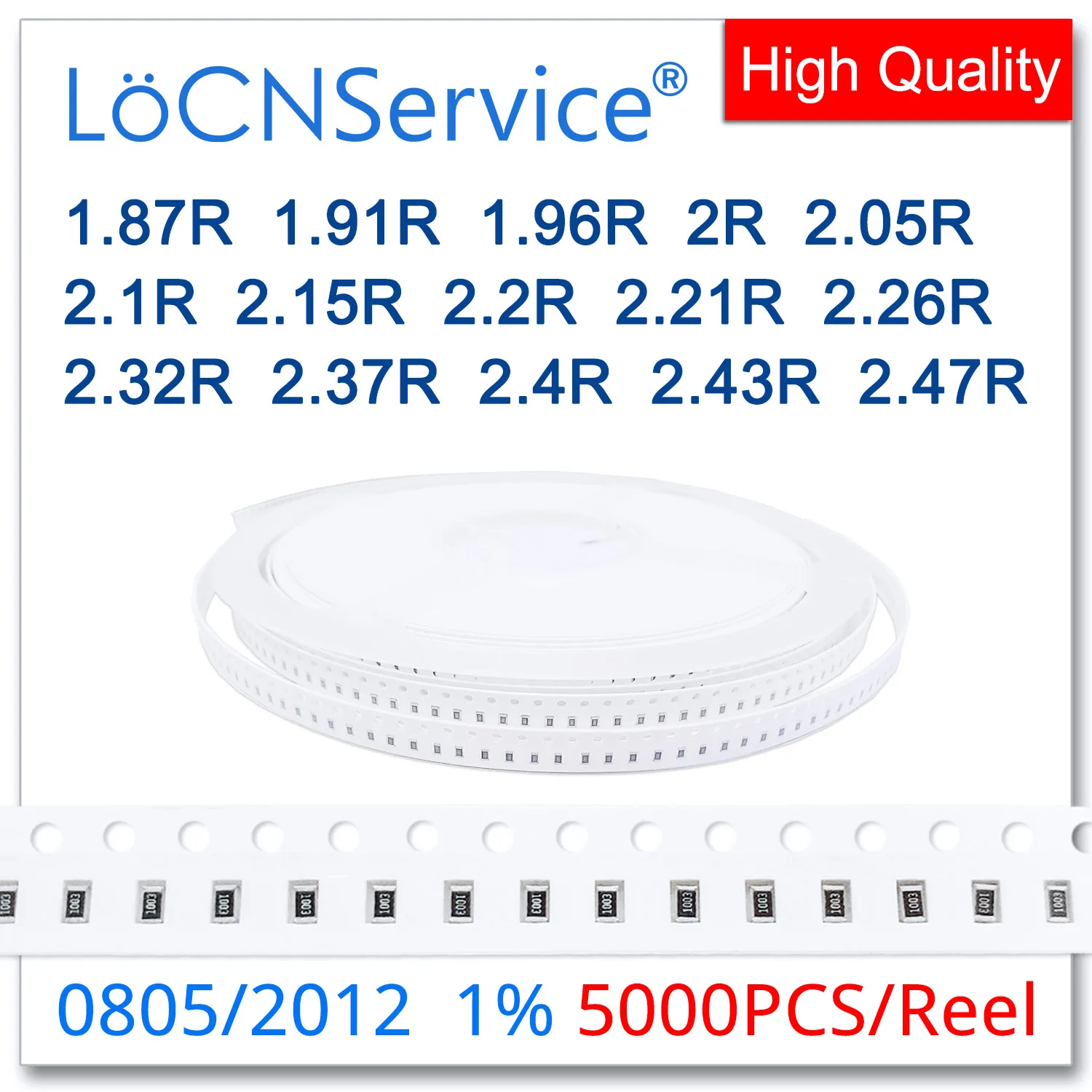 LoCNService 0805 1% 5000PCS 1.87R 1.91R 1.96R 2R 2.05R 2.1R 2.15R 2.2R 2.21R 2.26R 2.32R 2.37R 2.4R 2.43R 2012 Resistor OH
LoCNService 0805 1% 5000PCS 1.87R 1.91R 1.96R 2R 2.05R 2.1R 2.15R 2.2R 2.21R 2.26R 2.32R 2.37R 2.4R 2.43R 2012 Resistor OH