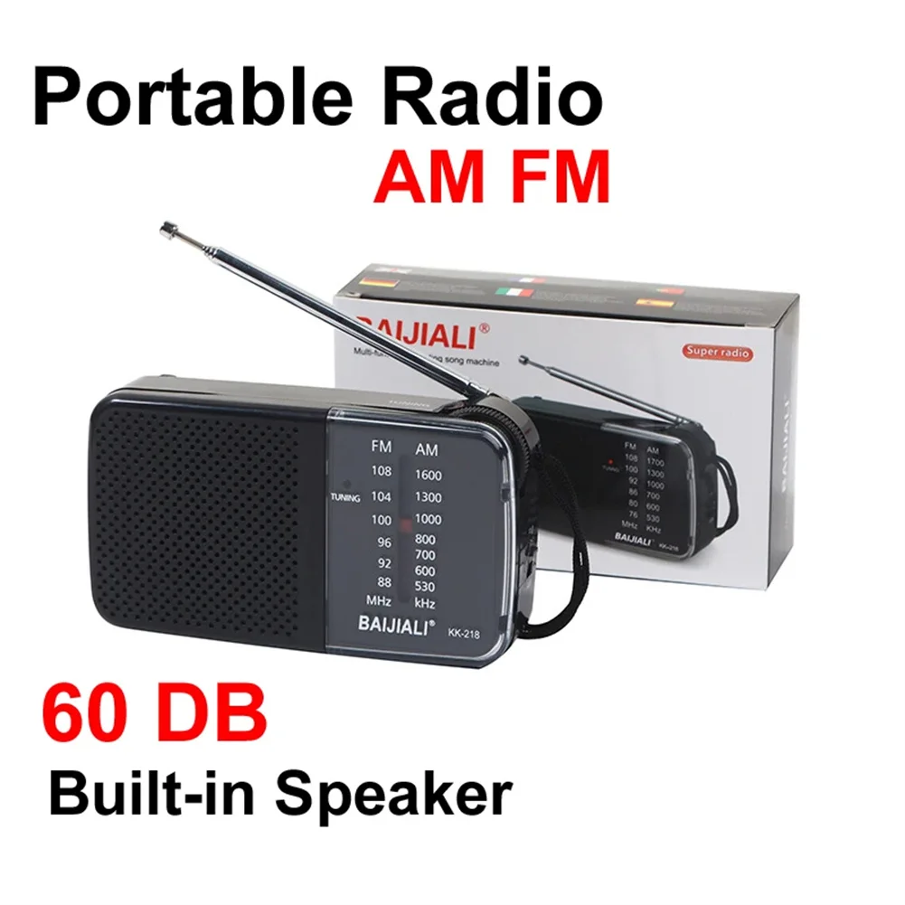 KK-218 AM FM Radio Battery Operated Portable Pocket Radio Speaker Stereo Sound Radios Player For Senior Home
KK-218 AM FM Radio Battery Operated Portable Pocket Radio Speaker Stereo Sound Radios Player For Senior Home