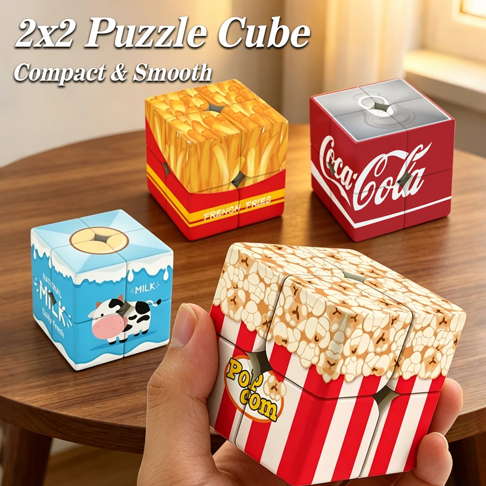 Popcorn 2x2 Cube, Milk Cube 2x2 Puzzle, French Fries 2x2x2 Cube, Magic Cube, 3D Puzzle, Educational Toy, Holiday Gift
Popcorn 2x2 Cube, Milk Cube 2x2 Puzzle, French Fries 2x2x2 Cube, Magic Cube, 3D Puzzle, Educational Toy, Holiday Gift