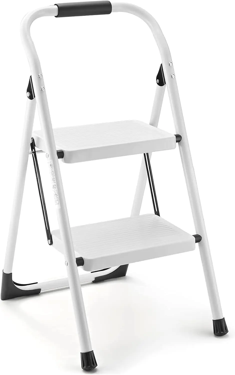 Foldable 2-Step Steel Ladder with Anti-Slip Pedals, 330lbs Capacity for Home Kitchen Office Use
Foldable 2-Step Steel Ladder with Anti-Slip Pedals, 330lbs Capacity for Home Kitchen Office Use