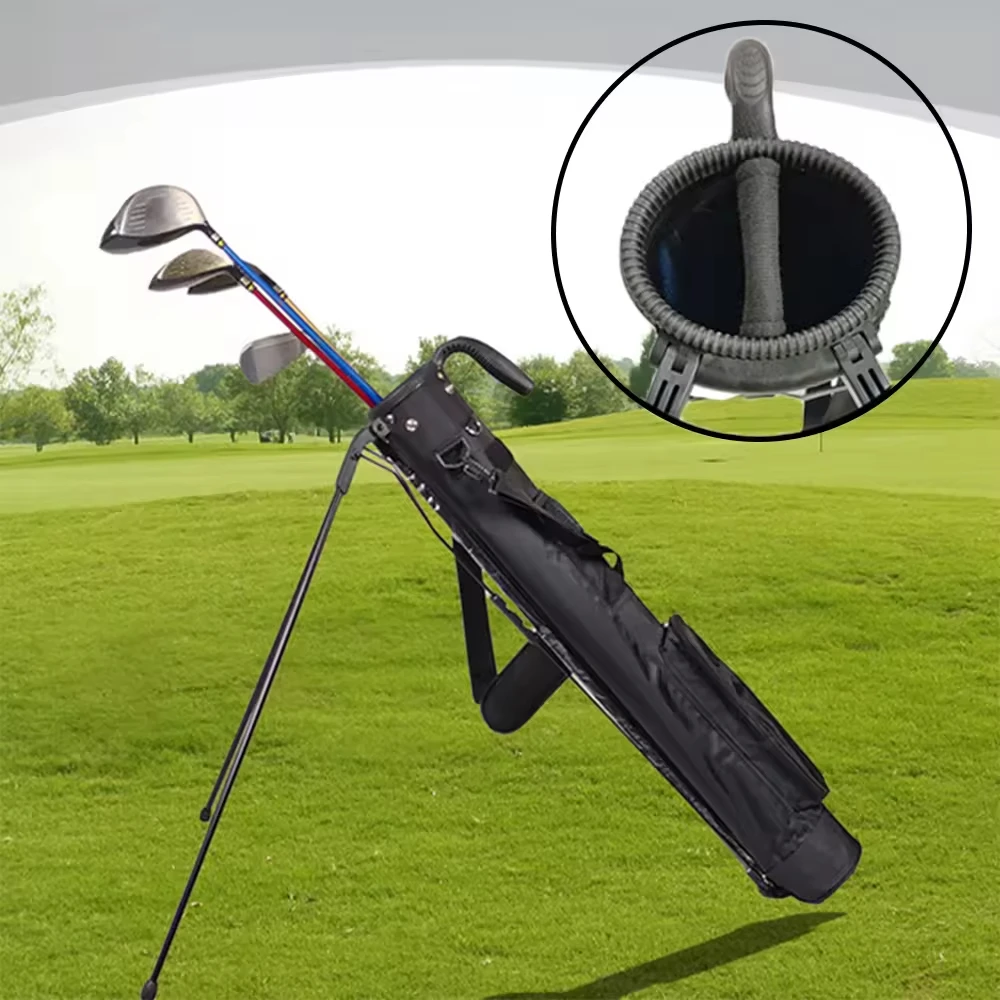 Golf bag with strap and stand Easy to carry, durable pitch golf bag
Golf bag with strap and stand Easy to carry, durable pitch golf bag