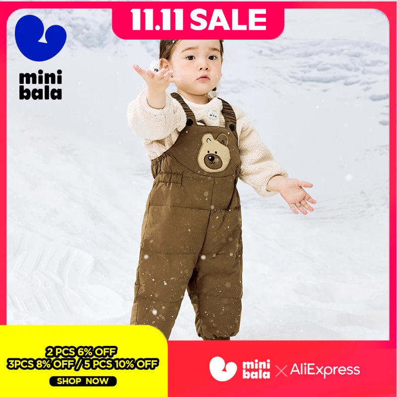 Мини Bala трехстойкий пуховый комбинезон, длинные брюки для мальчиков и девочек, осень и зима 2024, новые стили с утолщенными и теплыми брюками
Мини Bala трехстойкий пуховый комбинезон, длинные брюки для мальчиков и девочек, осень и зима 2024, новые стили с утолщенными и теплыми брюками