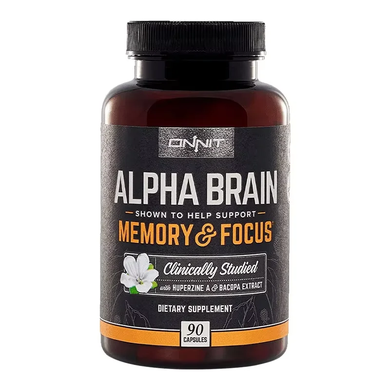 Brain Health Supplement Capsules - Supports Memory Concentration And Cognitive Processing Speed - 90 Count Bottle
Brain Health Supplement Capsules - Supports Memory Concentration And Cognitive Processing Speed - 90 Count Bottle
