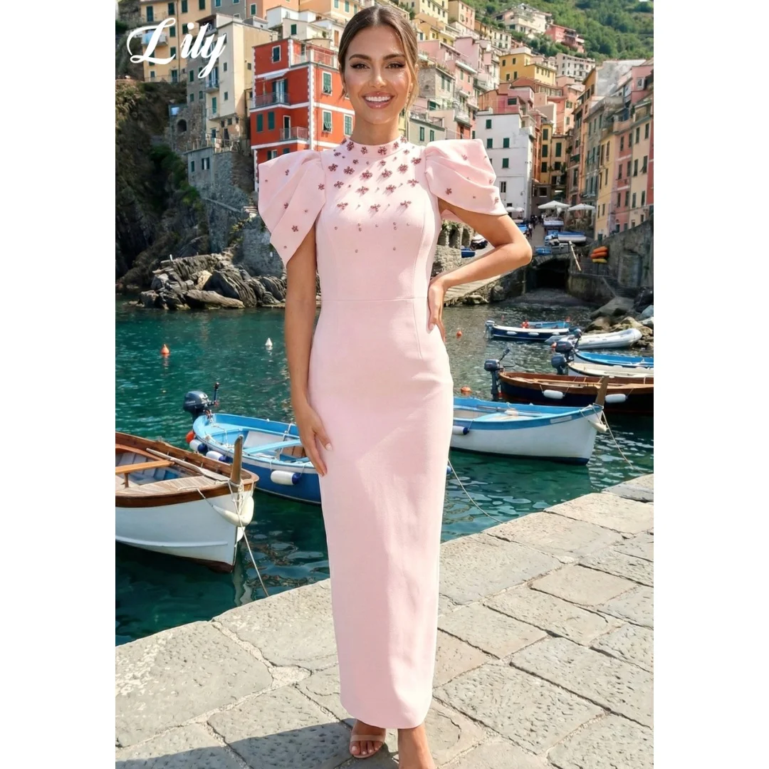 Lily Elegant Lavender Prom Dresses High Neck Crystal Embellished Cape Back Mermaid Floor Length Formal Evening Gown Customized
Lily Elegant Lavender Prom Dresses High Neck Crystal Embellished Cape Back Mermaid Floor Length Formal Evening Gown Customized