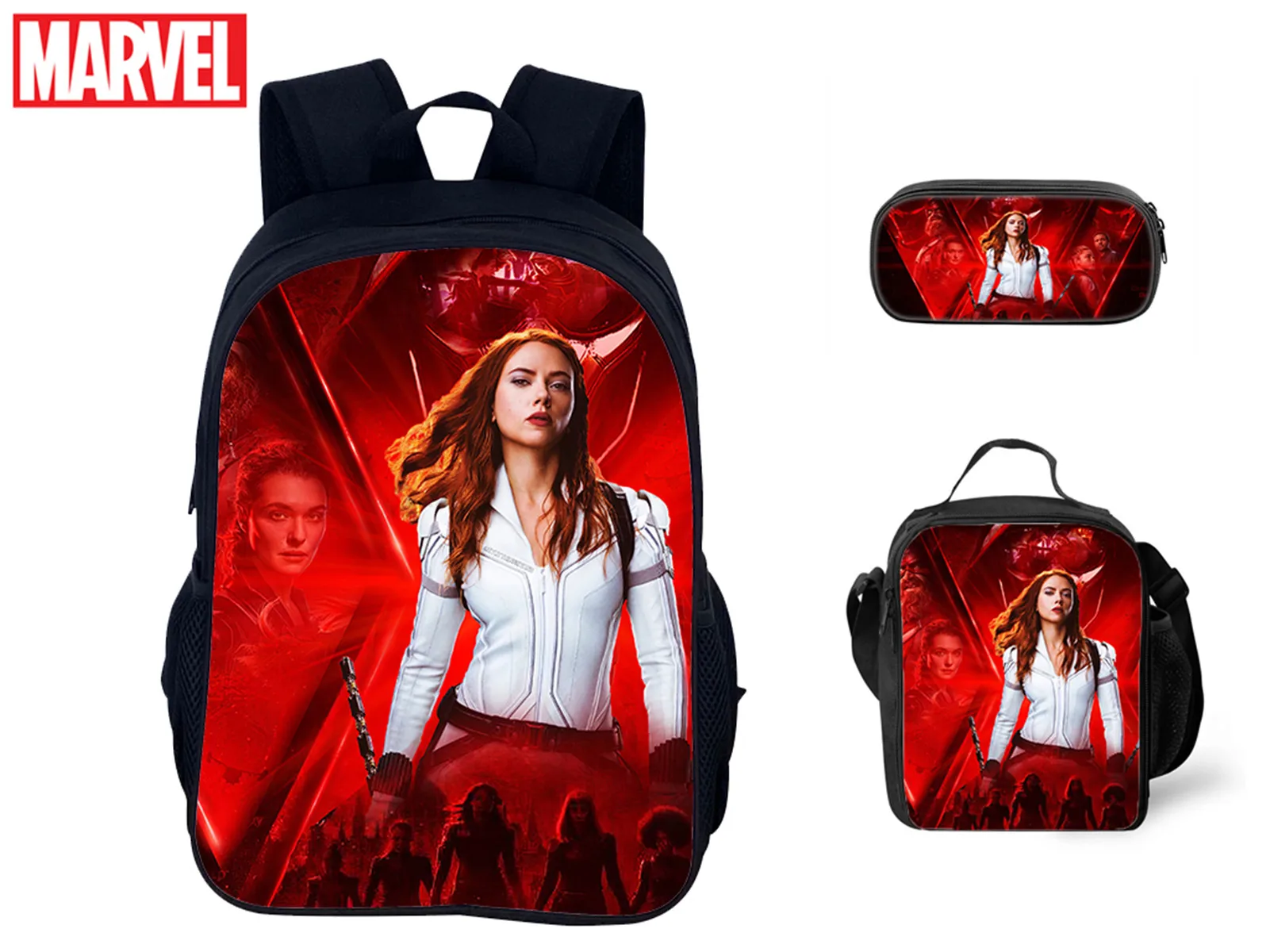 Marvel Black Widow Big Knapsack Kids Set Insulated Lunch Bag+Pen Case+Lightweight Rucksack Multifunctional to School
Marvel Black Widow Big Knapsack Kids Set Insulated Lunch Bag+Pen Case+Lightweight Rucksack Multifunctional to School
