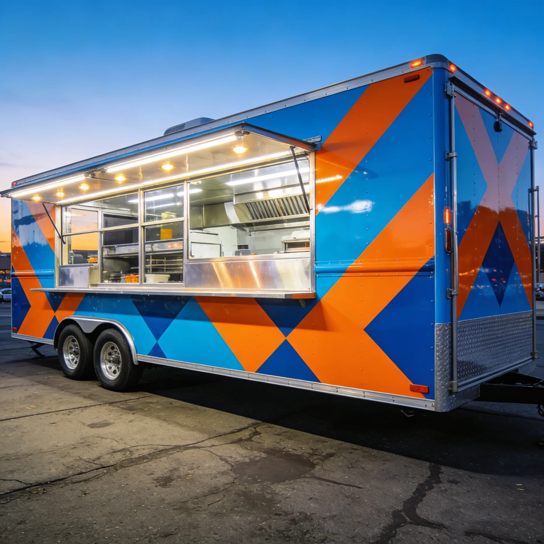 Small Food Trailer Bakery Carnival Concession Trailer Roasted Chicken Mobile Street Vending Catering Business Kitchen Cart
Small Food Trailer Bakery Carnival Concession Trailer Roasted Chicken Mobile Street Vending Catering Business Kitchen Cart