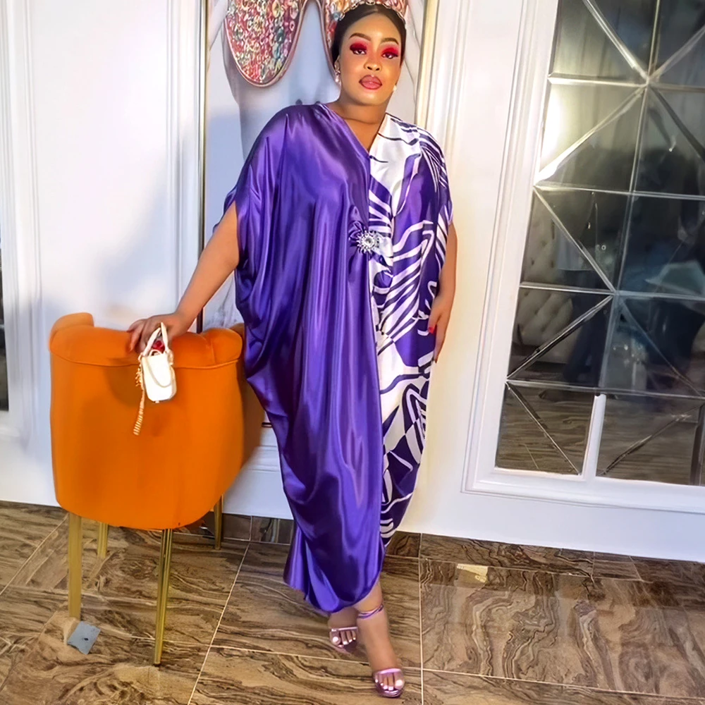 African Dresses For Women 2024 New Boubou Printed Flower Loose Novelty Femme Robe Summer Fashion Nigeria Party Evening Clothes
African Dresses For Women 2024 New Boubou Printed Flower Loose Novelty Femme Robe Summer Fashion Nigeria Party Evening Clothes