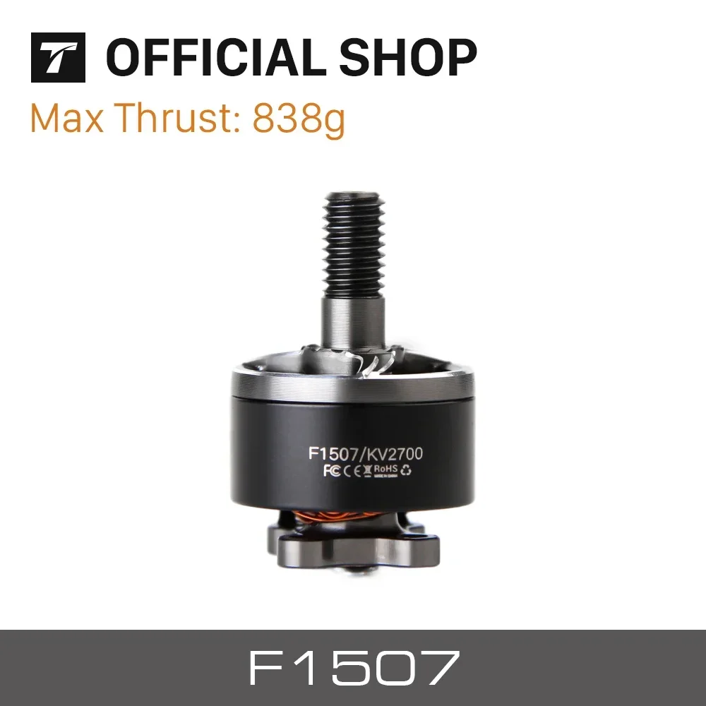T-Motor Hobby F1507 Kv2700/SV3800 для Cinewhoop 3 дюйма, опора @ 4S/6S, бесщеточный двигатель FPV с высоким крутящим моментом
T-Motor Hobby F1507 Kv2700/SV3800 для Cinewhoop 3 дюйма, опора @ 4S/6S, бесщеточный двигатель FPV с высоким крутящим моментом