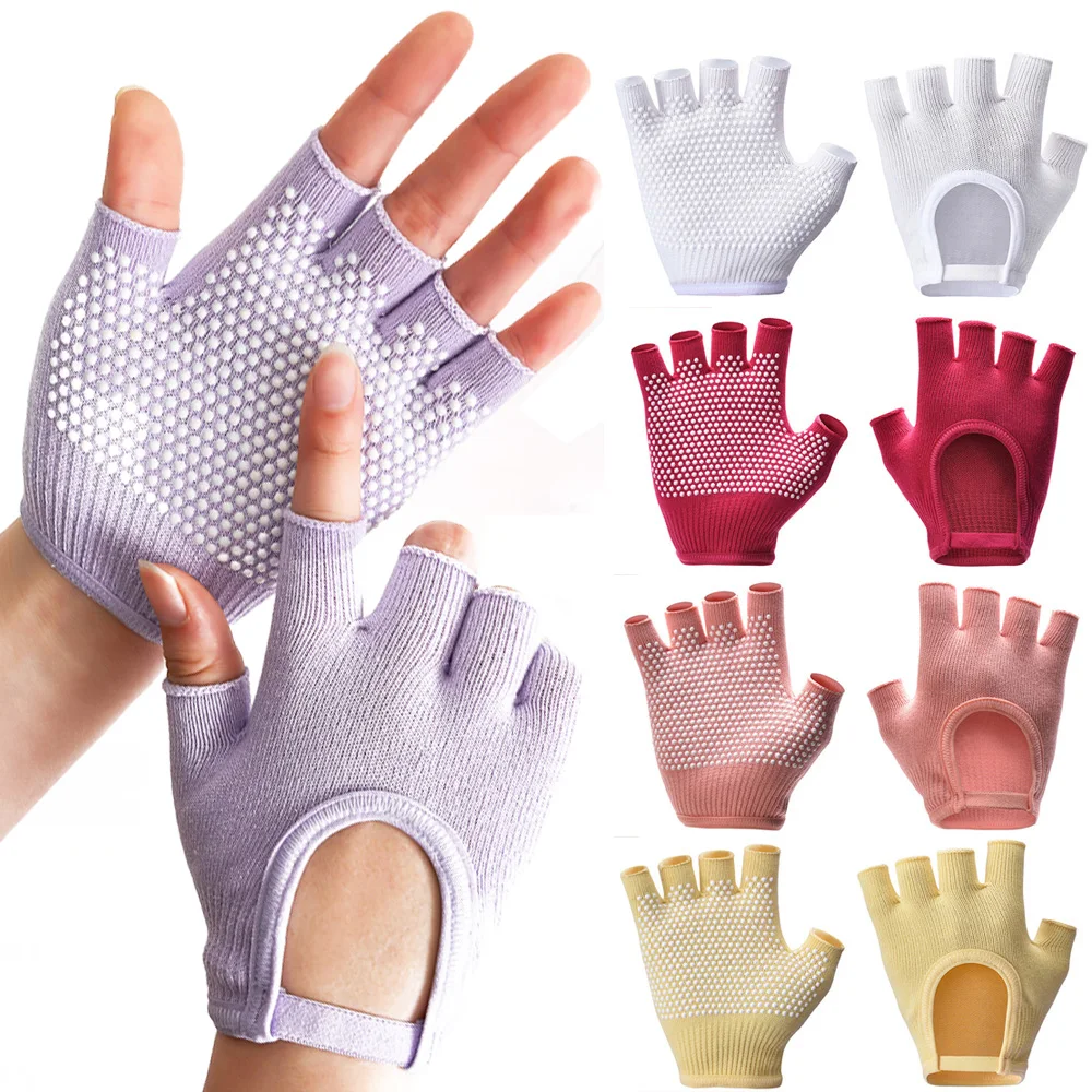 Women's Fingerless Yoga Gloves Non Slip Grip Gloves for Aerial Yoga Anti Slip Hand Protectors for Training Fingerless Workout
Women's Fingerless Yoga Gloves Non Slip Grip Gloves for Aerial Yoga Anti Slip Hand Protectors for Training Fingerless Workout