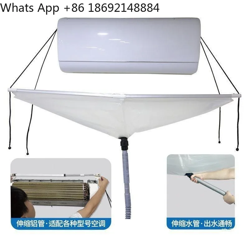Air conditioner cleaning cover Hanging up water bag, drainage cover Air conditioner cleaning tool
Air conditioner cleaning cover Hanging up water bag, drainage cover Air conditioner cleaning tool