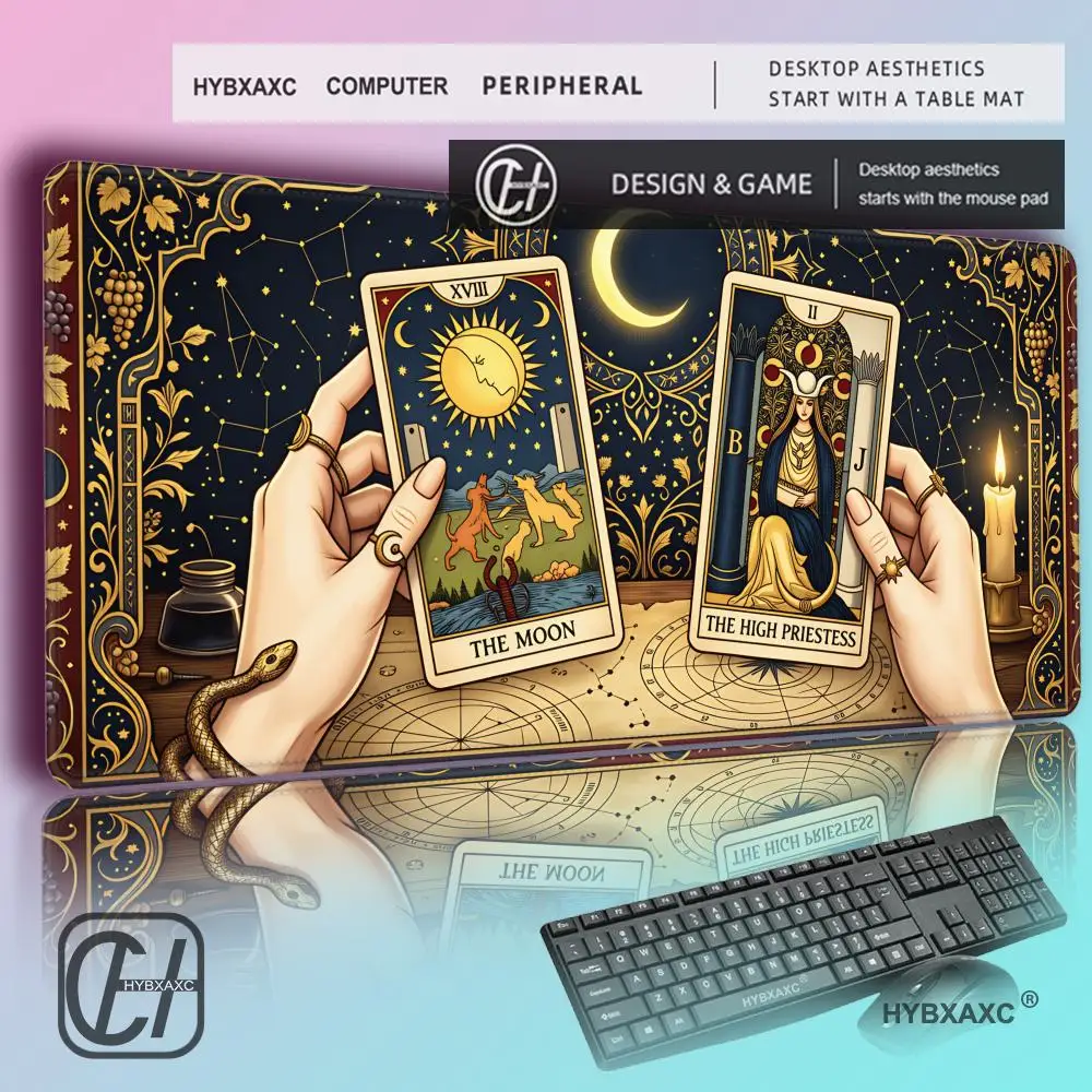 HYBXAXC Tarot Desk Mat, Dark Academia Mystic Mouse Pad, Celestial Desk Pad, Occult Mousepad, Witchy Decor, The Moon Deskmat
HYBXAXC Tarot Desk Mat, Dark Academia Mystic Mouse Pad, Celestial Desk Pad, Occult Mousepad, Witchy Decor, The Moon Deskmat