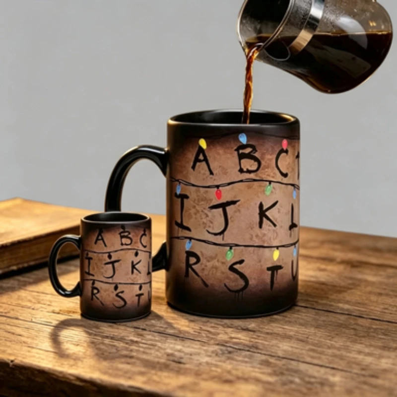 Creative Ceramic Heating Water Turns Into Letter Light Sign Pattern Mug Office Drinking Water Coffee Cup Gift Giving Fun Cups
Creative Ceramic Heating Water Turns Into Letter Light Sign Pattern Mug Office Drinking Water Coffee Cup Gift Giving Fun Cups