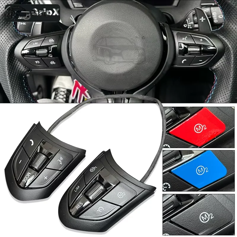 Подходит для BMW M Sport D-типа кнопок на руль F40 M135i F87 M2 F80 M3 F82 M4 X3 M X4 M F85 X5 красные и синие кнопки
Подходит для BMW M Sport D-типа кнопок на руль F40 M135i F87 M2 F80 M3 F82 M4 X3 M X4 M F85 X5 красные и синие кнопки