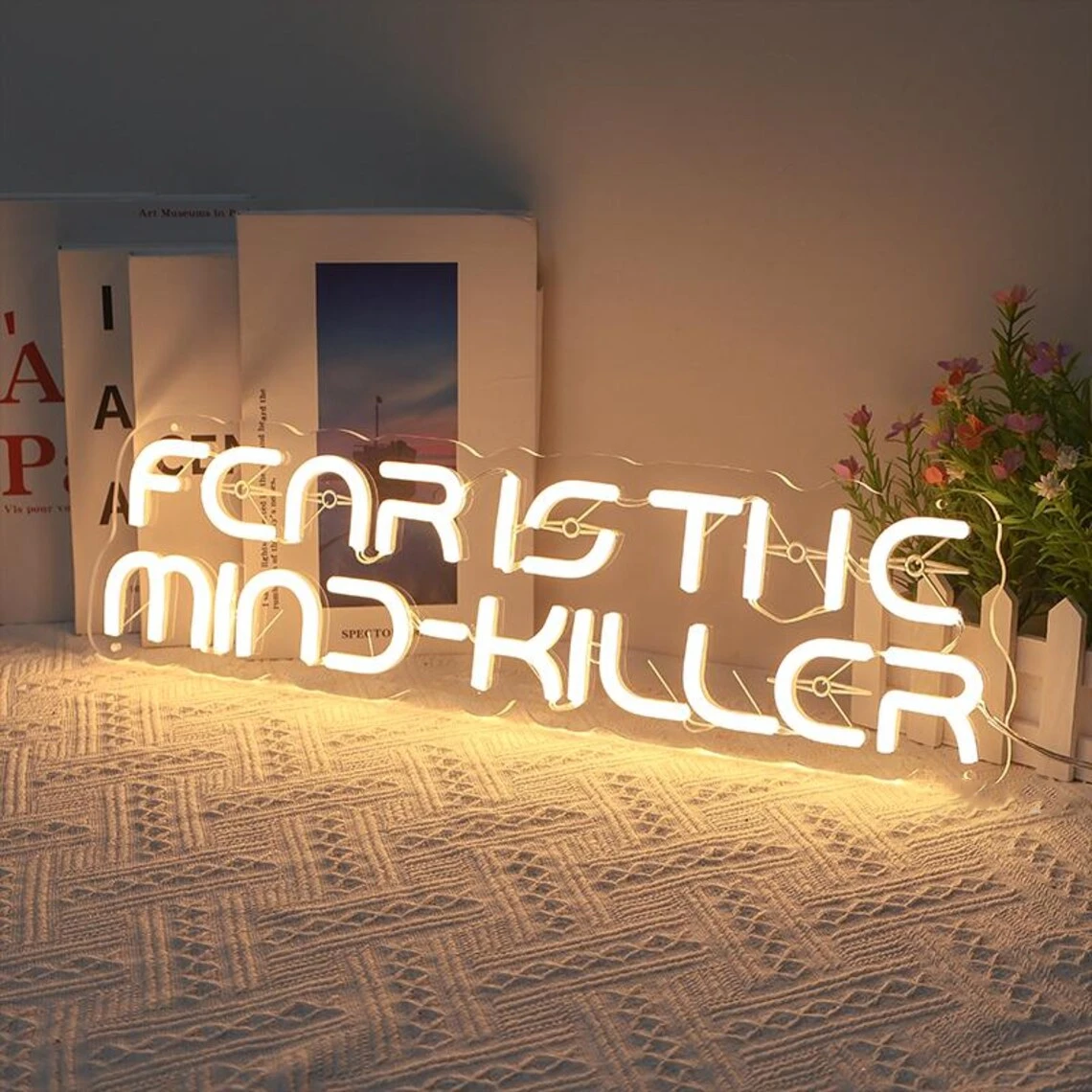 Fear Is The Mind-killer Led Neon Sign, Dune Font Light Wall Decor, Positive Quote Decor, Christmas Gifts, Gift for Dune Fans
Fear Is The Mind-killer Led Neon Sign, Dune Font Light Wall Decor, Positive Quote Decor, Christmas Gifts, Gift for Dune Fans