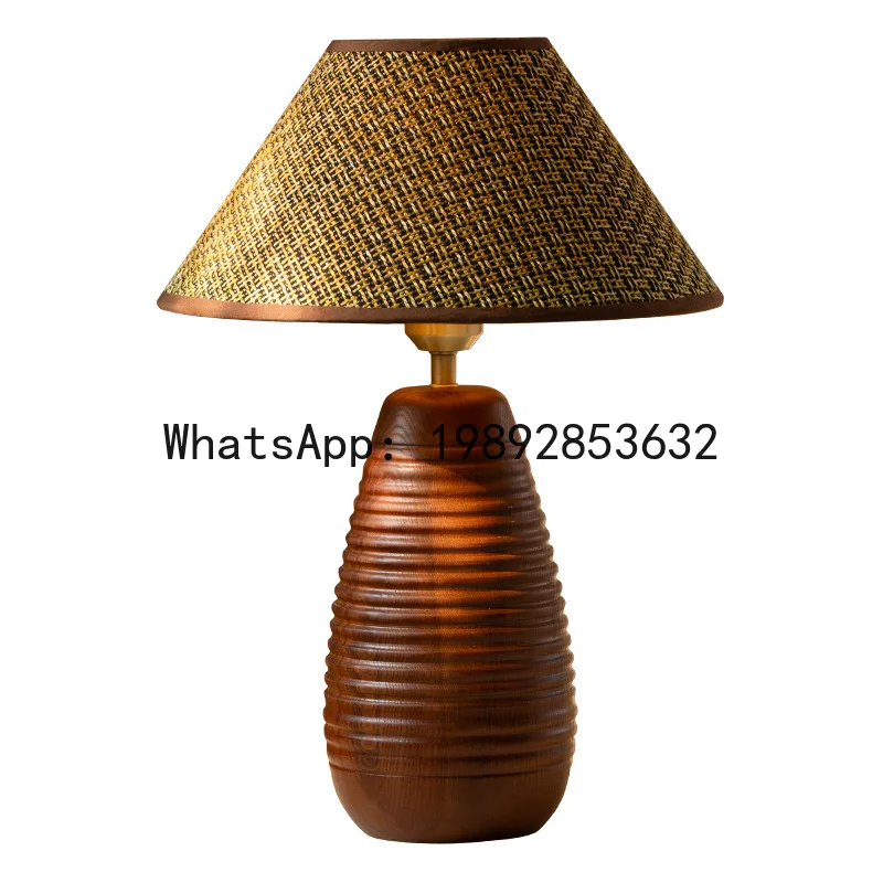 PYJ new Chinese-style living room, bedroom, study, handmade solid wood homestay desk bedside decorative lamp
PYJ new Chinese-style living room, bedroom, study, handmade solid wood homestay desk bedside decorative lamp