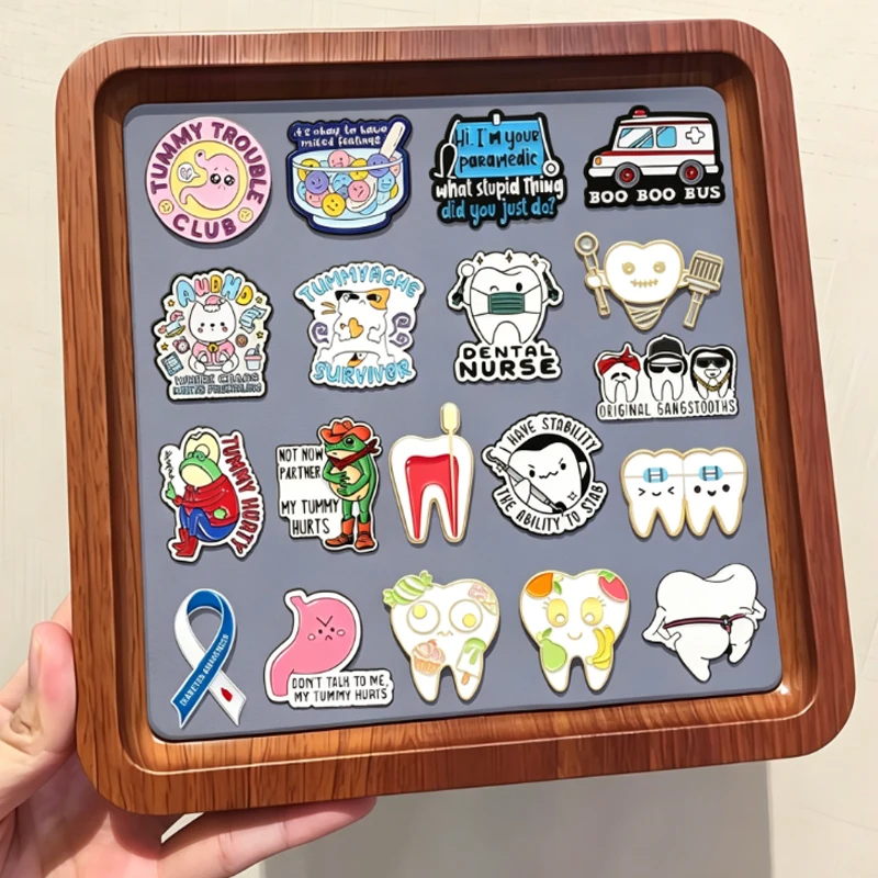 Medical Dental Tooth Enamel Pins Oral Care Tooth Fairy Orthodontics Diabetes Awareness Ribbon Brooches Lapel Badge Jewelry Gifts
Medical Dental Tooth Enamel Pins Oral Care Tooth Fairy Orthodontics Diabetes Awareness Ribbon Brooches Lapel Badge Jewelry Gifts