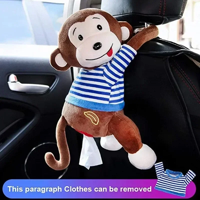 Leather Monkey Car&motorcycle Tissue Box Creative Armrest Box Cartoon Net Red Hanging Seat Rear Car Car Inside Draw Paper Box
Leather Monkey Car&motorcycle Tissue Box Creative Armrest Box Cartoon Net Red Hanging Seat Rear Car Car Inside Draw Paper Box