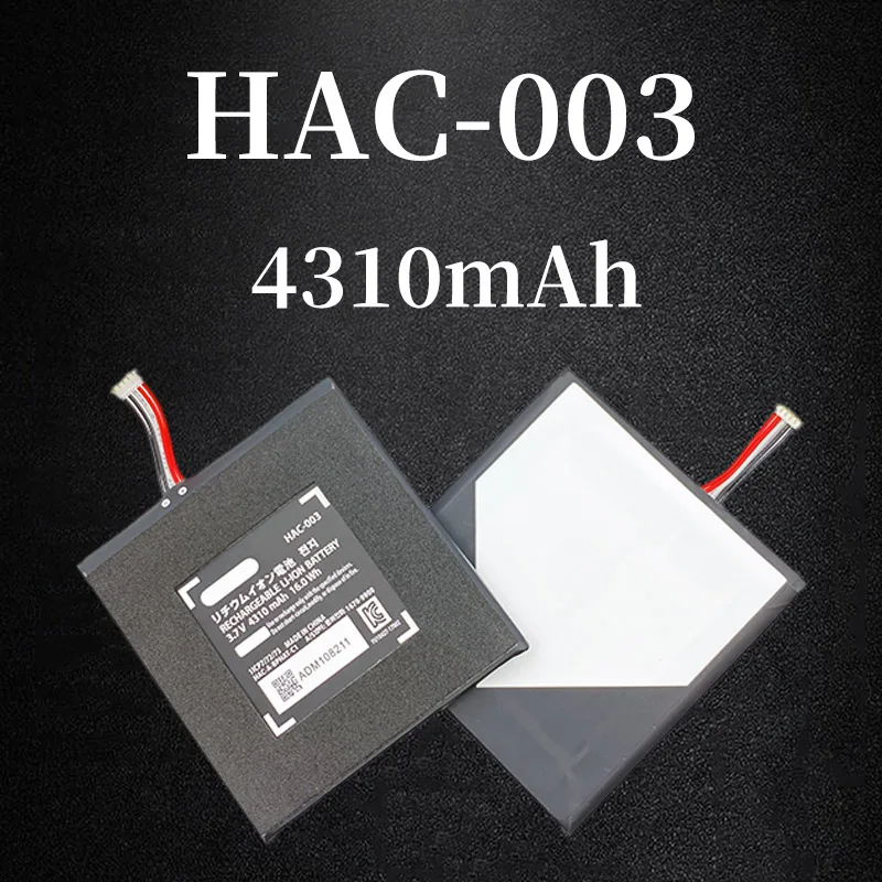 HAC 003 3.7V 4310MAH battery for Nintendo Switch 2017 game console replacement battery high capacity durable battery
HAC 003 3.7V 4310MAH battery for Nintendo Switch 2017 game console replacement battery high capacity durable battery