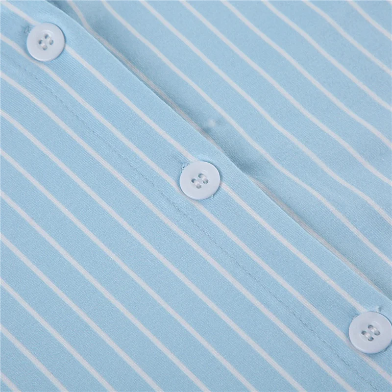 Women Y2k Short Sleeve Button Down Stripe Shirts V Neck Collared Crop Tops Vintage Slim Fit Going Out Blouse-A55G
Women Y2k Short Sleeve Button Down Stripe Shirts V Neck Collared Crop Tops Vintage Slim Fit Going Out Blouse-A55G