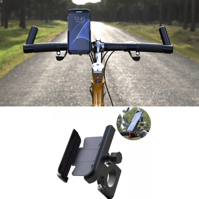 Motorcycle Bicycle Phone Holder GPS Bracket Cellphone Stand Rearview Mirror Handlebar Mount Compatible for 4-7 Inch Smartphone
Motorcycle Bicycle Phone Holder GPS Bracket Cellphone Stand Rearview Mirror Handlebar Mount Compatible for 4-7 Inch Smartphone