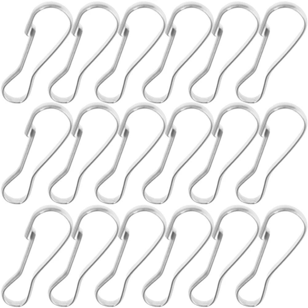 100 Pcs Key Decorative Buckle Stainless Steel Hooks Spring Snap Lanyard Metal Clips Craft Outdoor Sports Travel Fishing Camping
100 Pcs Key Decorative Buckle Stainless Steel Hooks Spring Snap Lanyard Metal Clips Craft Outdoor Sports Travel Fishing Camping