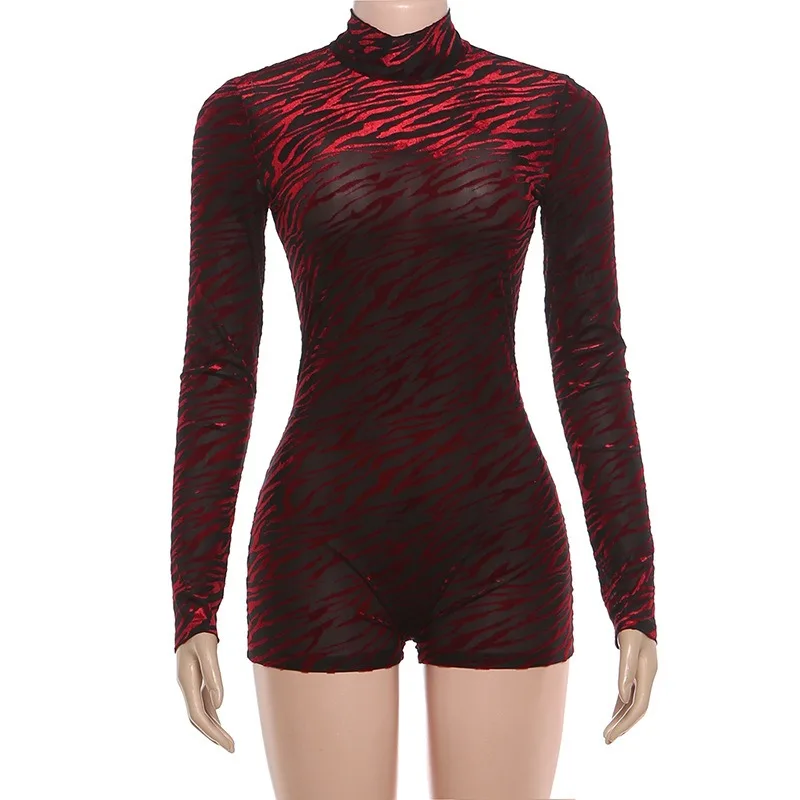 2026 Spring Sexy Striped Printed Gradient Skinny Rompers Women Half High Collar Zipper Full Sleeve Slim Casual Street Playsuits
2026 Spring Sexy Striped Printed Gradient Skinny Rompers Women Half High Collar Zipper Full Sleeve Slim Casual Street Playsuits