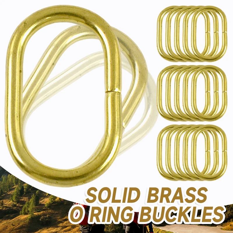 16-24mm Solid Brass O Ring Buckles 5/10Pcs for Backpack Strap Keychain Dog Leash Belt Loop DIY Hardware Accessories
16-24mm Solid Brass O Ring Buckles 5/10Pcs for Backpack Strap Keychain Dog Leash Belt Loop DIY Hardware Accessories