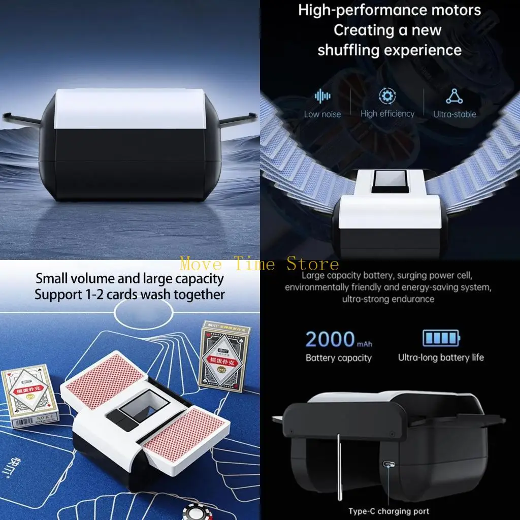 92me High Performances Auto Card Shuffler Professional Automatic Card Shuffler
92me High Performances Auto Card Shuffler Professional Automatic Card Shuffler