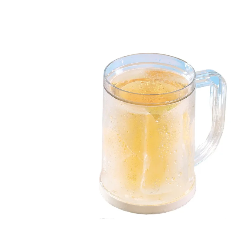 Sandwich ice cup Large capacity quick cooling cup Creative double layer beer beverage cup
Sandwich ice cup Large capacity quick cooling cup Creative double layer beer beverage cup