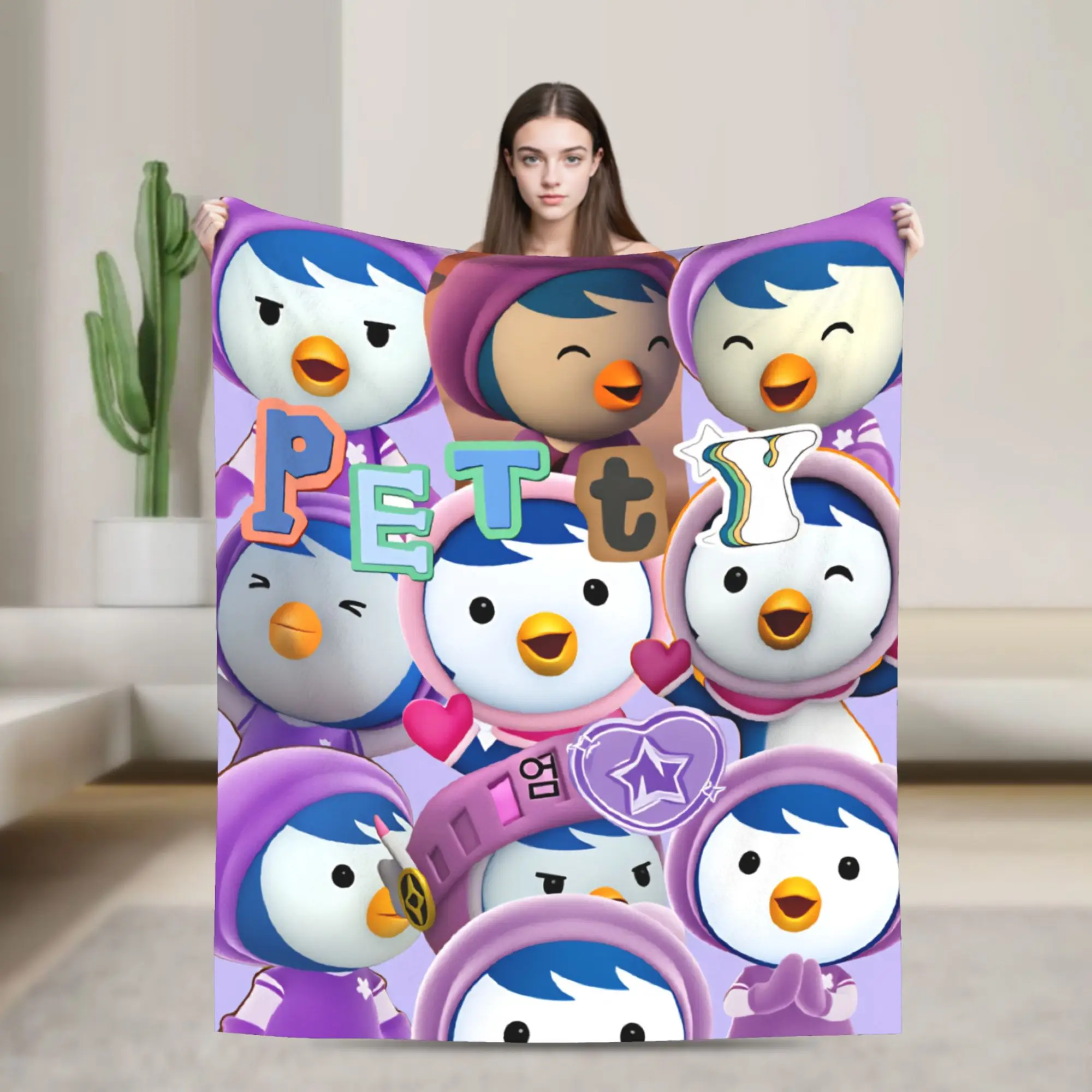 Супер мягкое одеяло с изображением пингвинов, одеяло с милым рисунком, фланелевое покрывало для гостиной, забавное покрывало для дивана-кровати
Супер мягкое одеяло с изображением пингвинов, одеяло с милым рисунком, фланелевое покрывало для гостиной, забавное покрывало для дивана-кровати