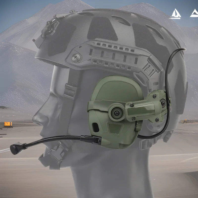 Communication Tactical Headphones No Pickup Noise Reduction Left and Right Swap Outdoor Microphone Silicone Earmuffs
Communication Tactical Headphones No Pickup Noise Reduction Left and Right Swap Outdoor Microphone Silicone Earmuffs