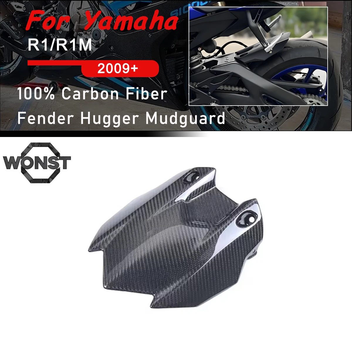 100% Full Pure Dry Carbon Fiber Motorcycle Fairing kits Rear Fender For Yamaha R1 R1M R6 MT10 2015 2016 2017 2018 2020 2021 2022
100% Full Pure Dry Carbon Fiber Motorcycle Fairing kits Rear Fender For Yamaha R1 R1M R6 MT10 2015 2016 2017 2018 2020 2021 2022