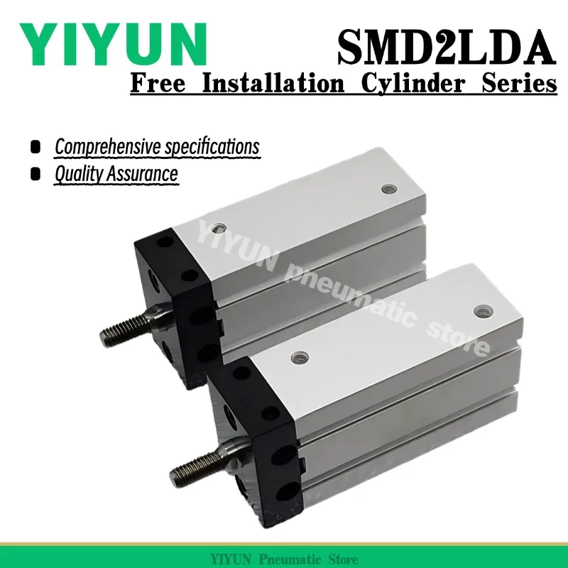 SMD2LDA-0605 0610 0615 0620 1005 1010 1015 1020 1025 1030 1605 1610 1615 1620 1625 1630 1635 Pneumatic Cylinder SMD2LDA Series
SMD2LDA-0605 0610 0615 0620 1005 1010 1015 1020 1025 1030 1605 1610 1615 1620 1625 1630 1635 Pneumatic Cylinder SMD2LDA Series